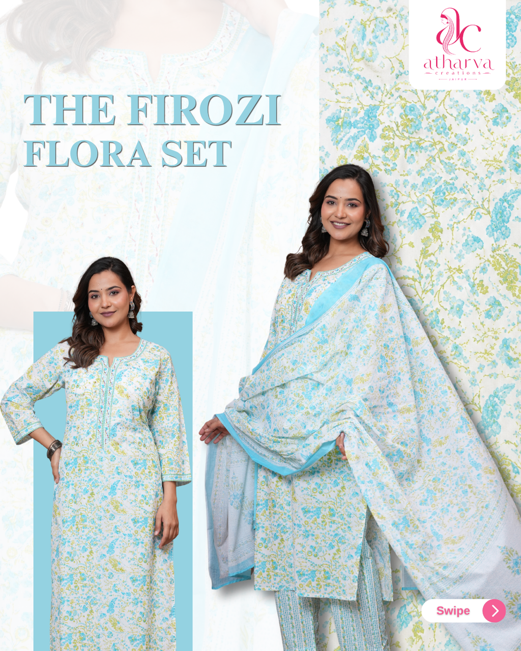 The Firozi Flora Set