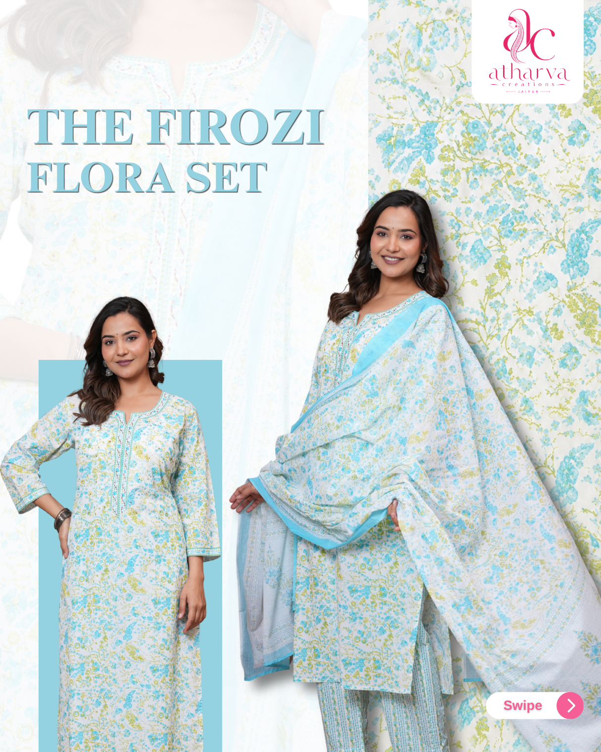 The Firozi Flora Set
