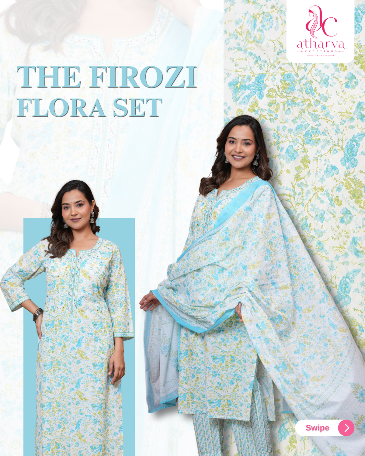 The Firozi Flora Set