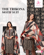 The Trikona Motif Suit Set