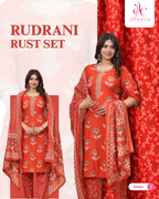 Rudrani Rust Set