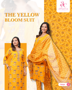 The Yellow Bloom Suit Set