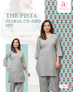 The Pista Jaipuri Buti Co-Ord Set