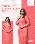 The Rani Leheriya Kurta Pant Set