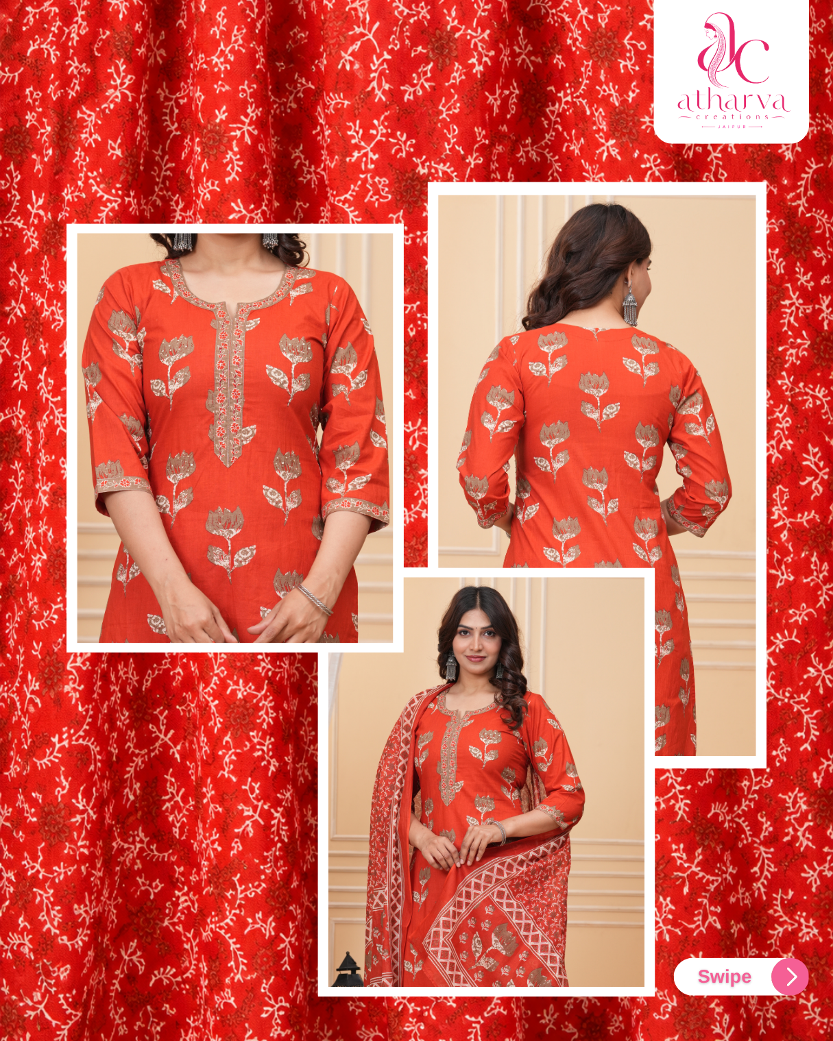 Rudrani Rust Set