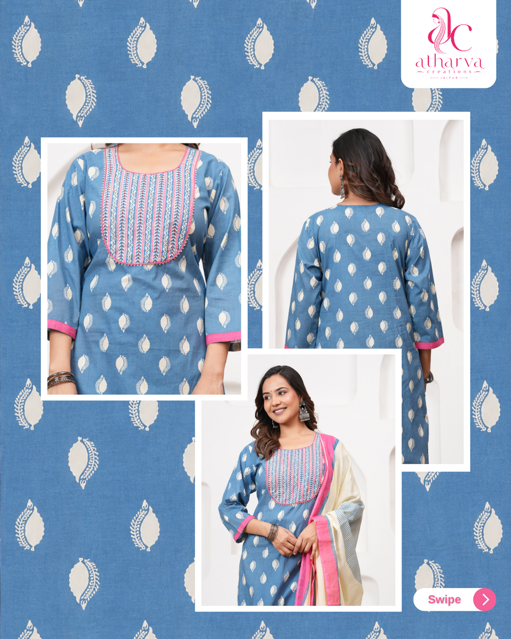 The Neel Kamal Kurta Set