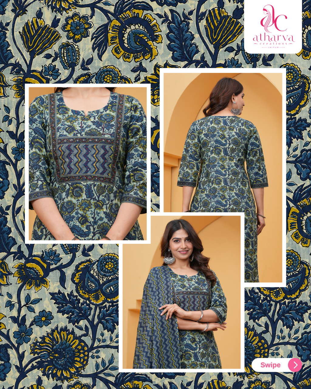 The Mayuri Teal Set