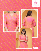 The Rani Leheriya Kurta Pant Set