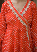 Printed Straight Kurta Set with Matching Pants & Dupatta