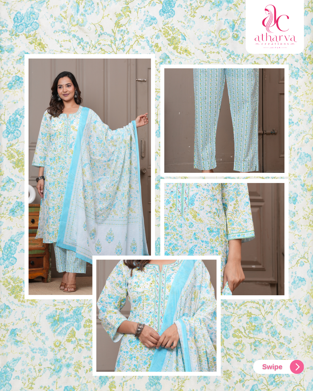 The Firozi Flora Set