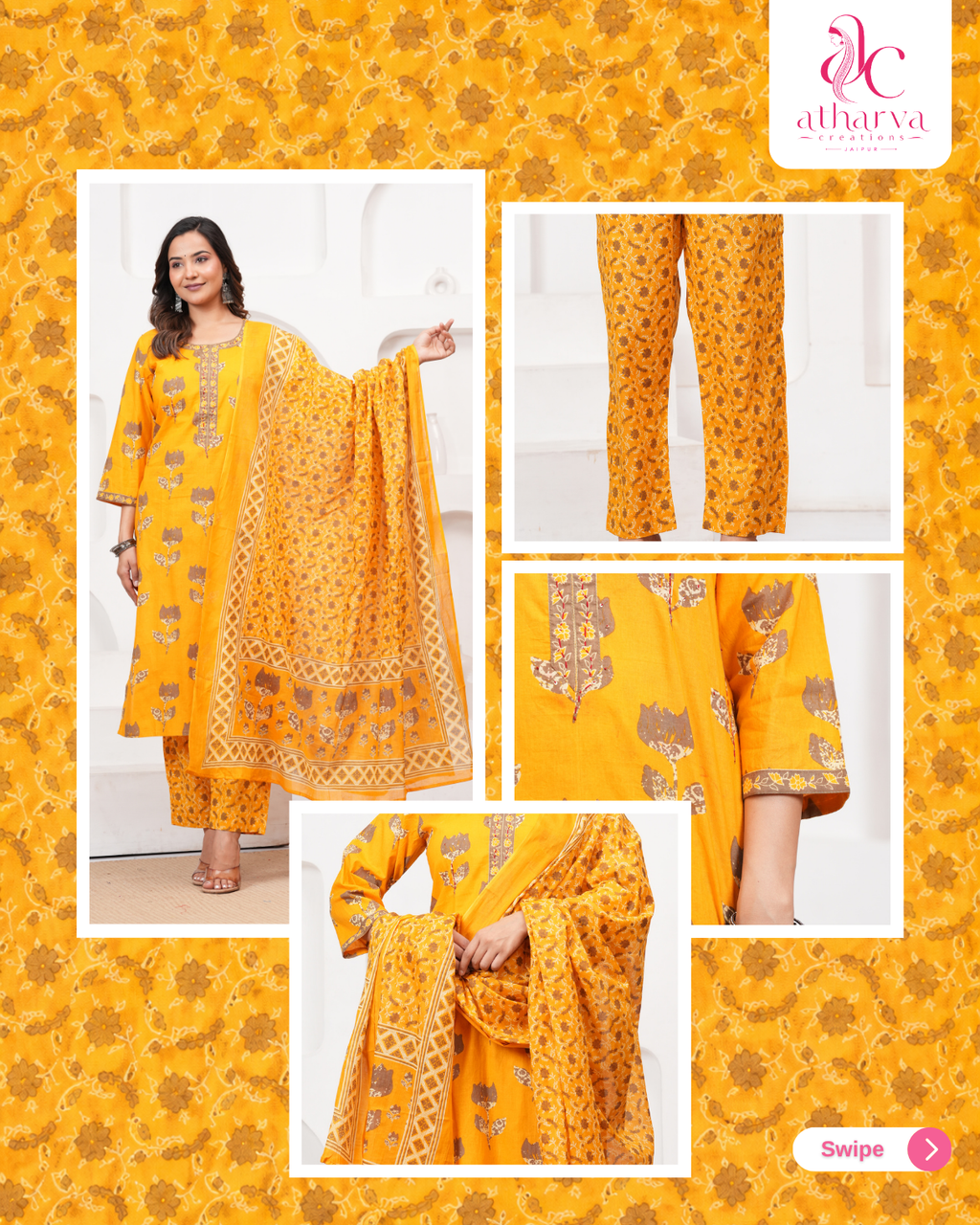 The Yellow Bloom Suit Set