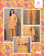 Women's Surya Bloom Floral Printed Co-Ord Set