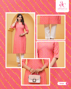 The Rani Leheriya Kurta Pant Set
