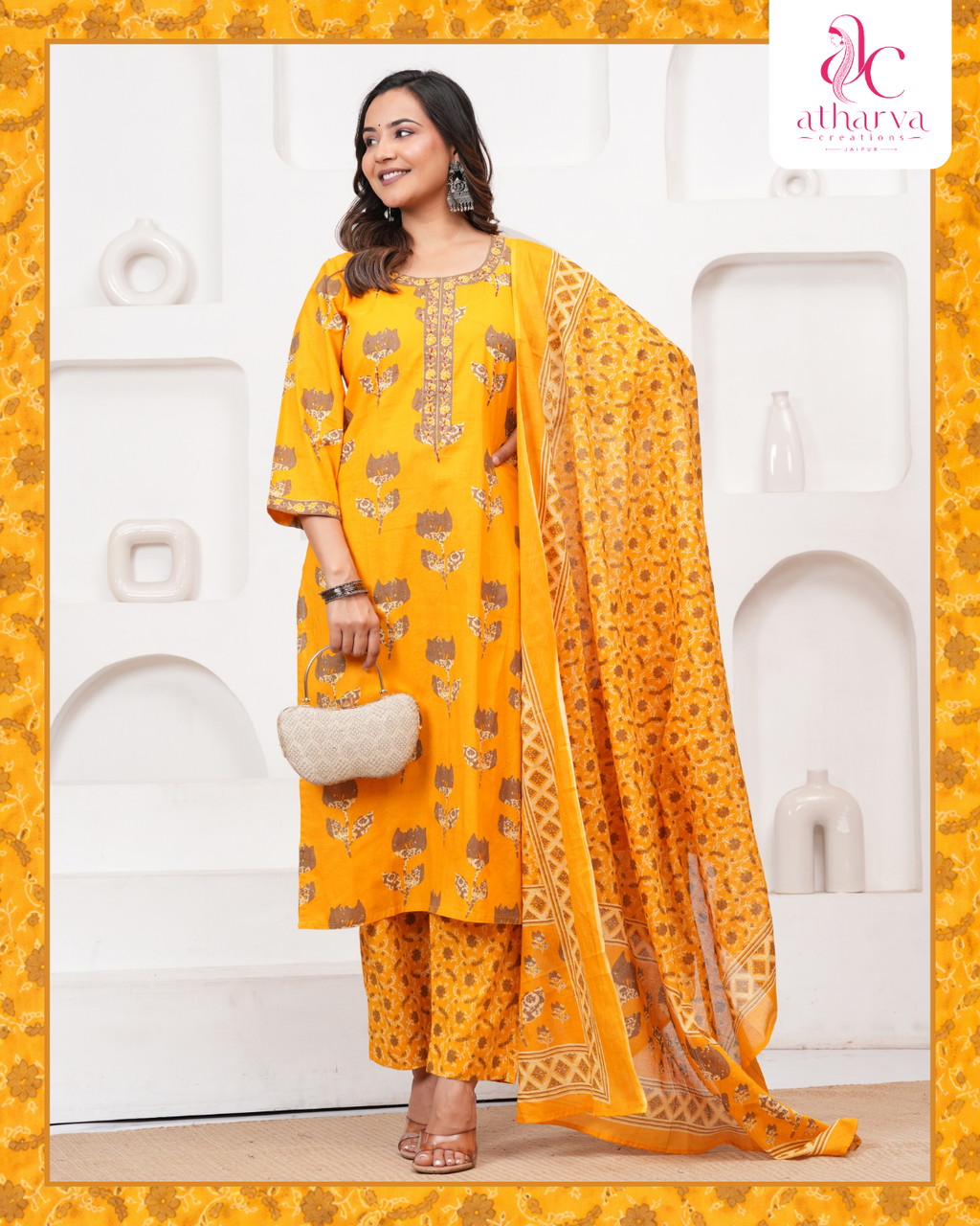 The Yellow Bloom Suit Set