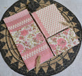 Pink Floral Cotton Unstitched 3-Piece Dress Material AJ_128