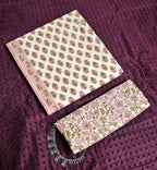 Floral Print Cotton 3-Piece Unstitched - Pastel Pink AJ_146
