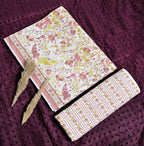 Floral Print Cotton 3-Piece Unstitched - Dusty Pink AJ_148