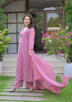 Cotton 60×60 Patchwork Embroidered Kurta