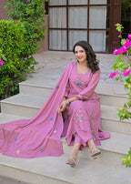 Cotton 60×60 Patchwork Embroidered Kurta
