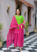 Lahriya Farshi Cotton Suit Set