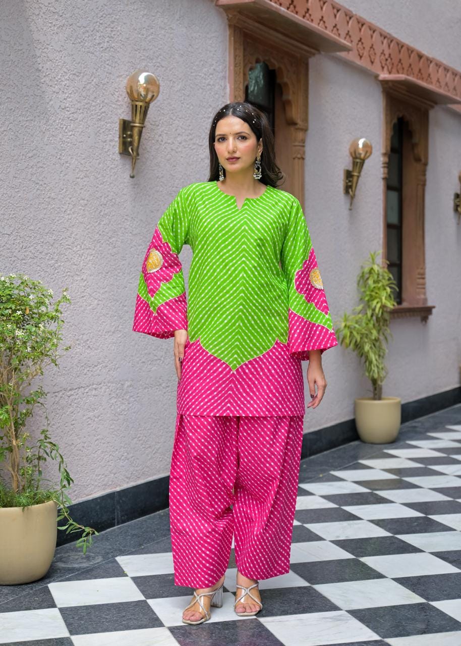 Lahriya Farshi Cotton Suit Set