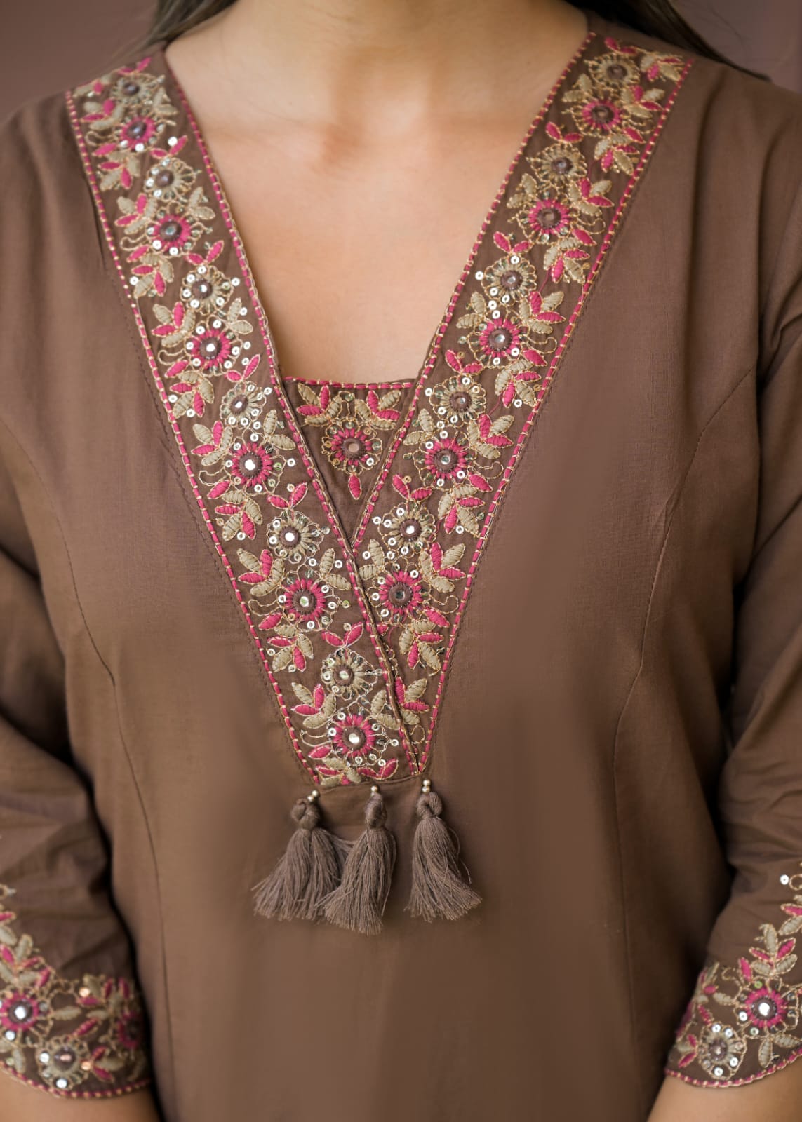 Royal Embroidered Anarkali Suit Set | Luxury Ethnic Wear