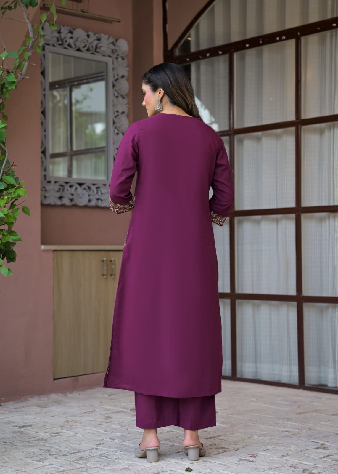 Royal Embroidered Anarkali Suit Set | Luxury Ethnic Wear